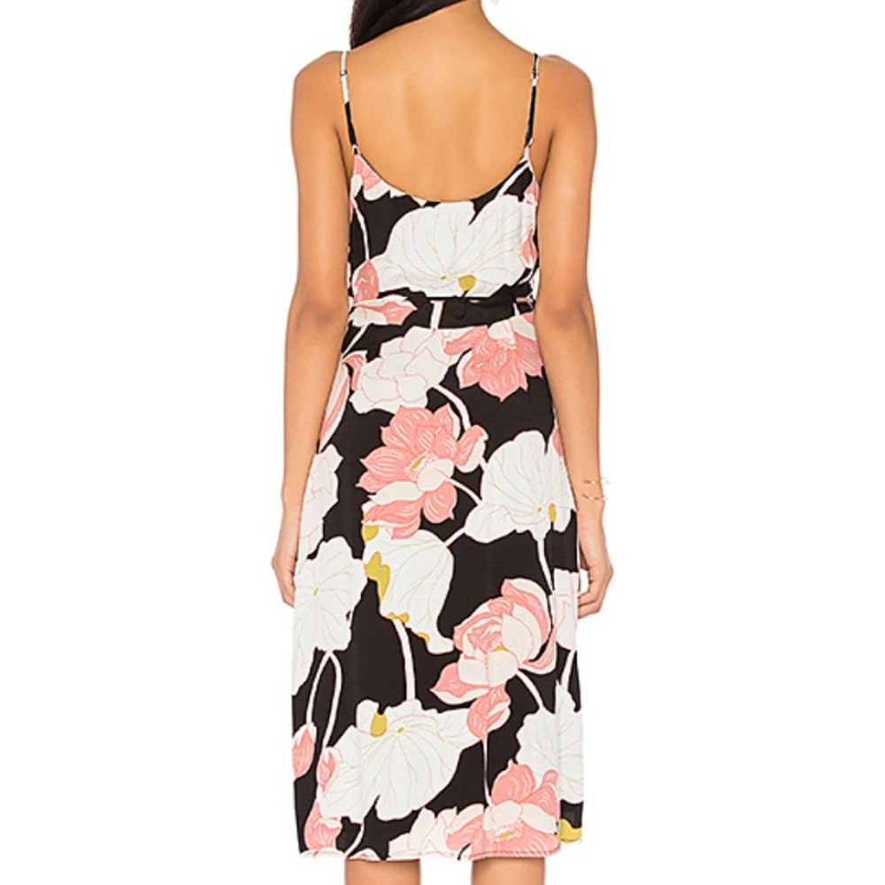 Cupcakes & Cashmere Floral Midi Wrap Dress - Picture 2 of 7